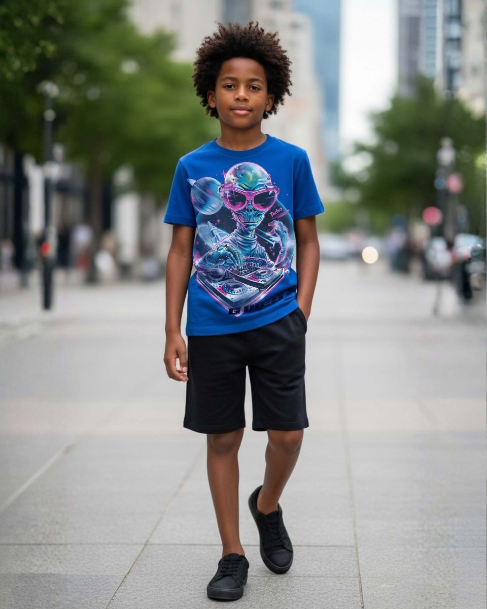 G West Kids Techno Dj Tshirt Mens