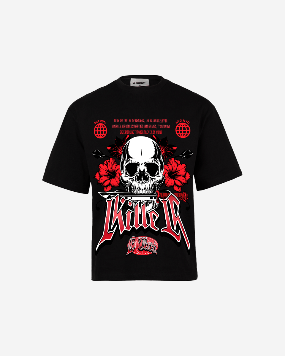 G WEST KILLER OVEERSIZED T-Shirt Mens
