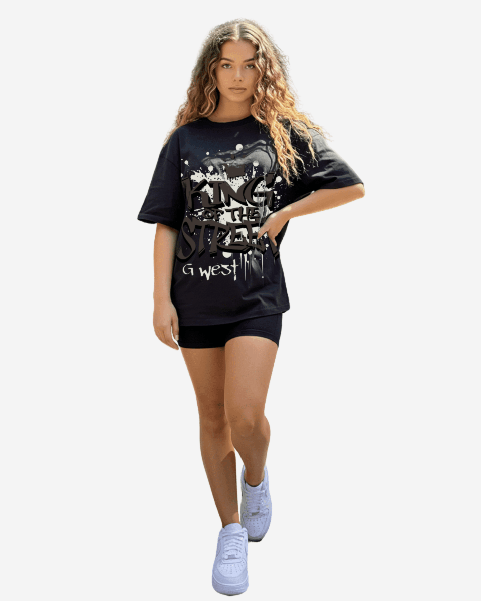 G West King Of The Street Oversized Women's T-Shirt