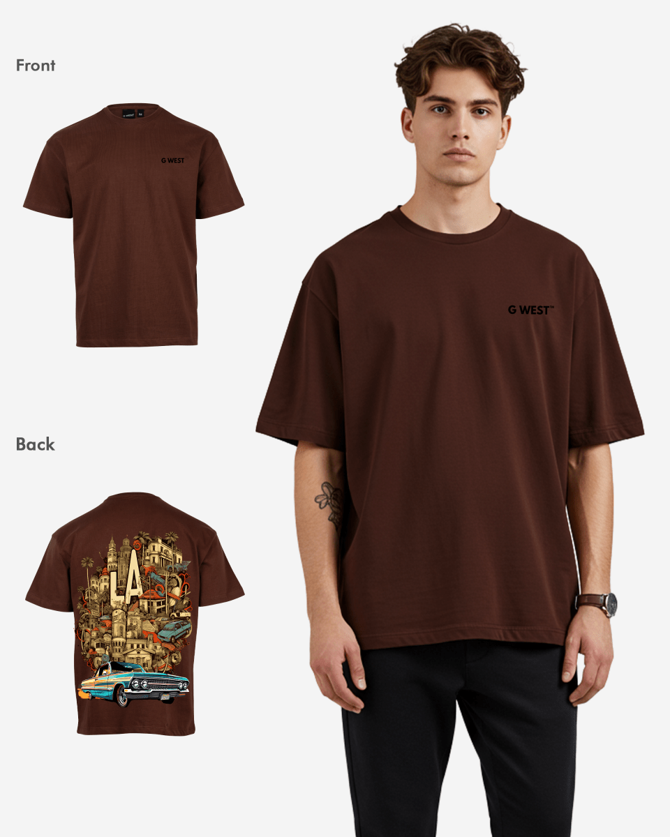 G West La Culture Oversized T Shirt Mens