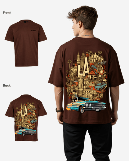 G West La Culture Oversized T Shirt Mens