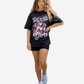 G West Let's Go Girls Oversized Womens T-Shirt