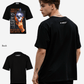 G WEST Living in the shadows Oversized T-Shirt Mens