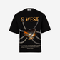 G WEST Locked in Love Oversized T-Shirt Mens