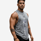 G  WEST LOGO ARMY GREY SPLATTRE GREY TANKS