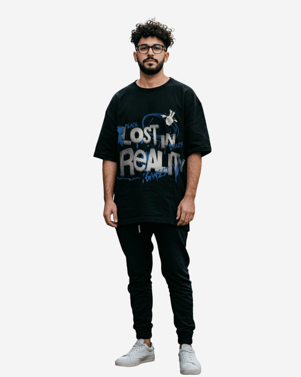G West Lost In Reality Oversized Men's T-Shirt