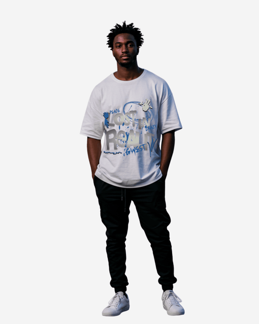 Camiseta extragrande para hombre G West Lost In Reality