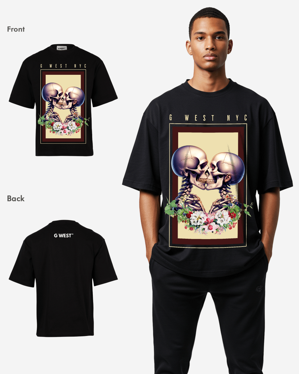 G WEST LOVE BEYOND THE GRAVE OVERSIZED T-Shirt Mens