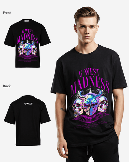 G WEST Madness Oversized T-Shirt Mens