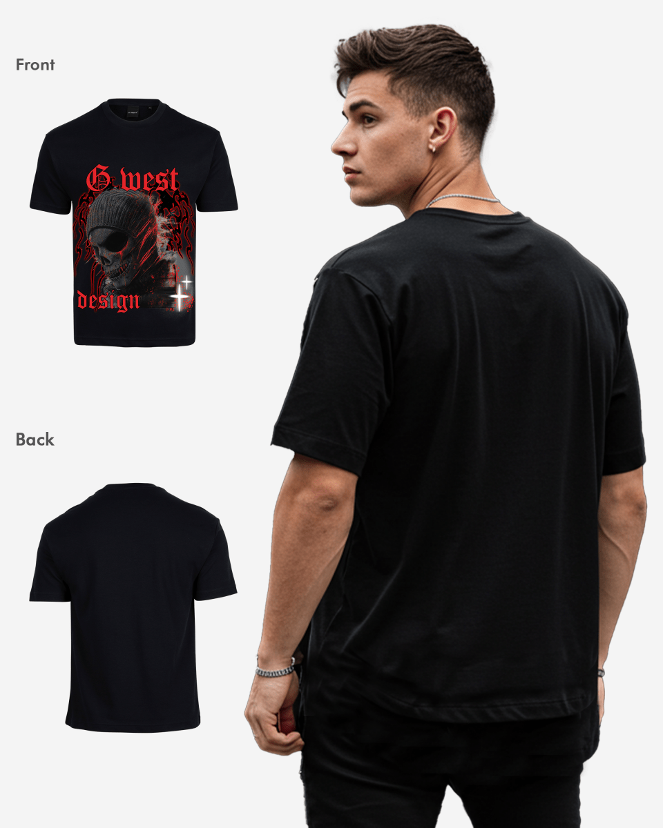 G WEST MASK 3.0 Oversized T-Shirt Mens