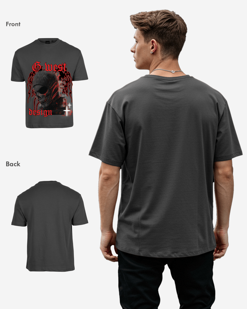 G WEST MASK 3.0 Oversized T-Shirt Mens