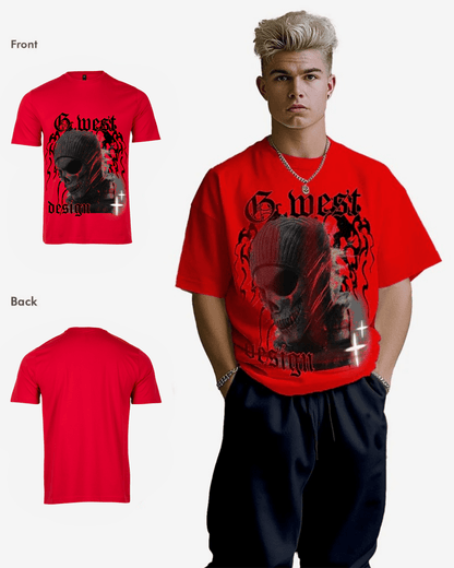G WEST MASK 3.0 Oversized T-Shirt Mens