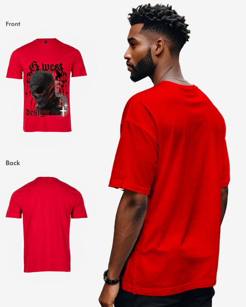 G WEST MASK 3.0 Oversized T-Shirt Mens