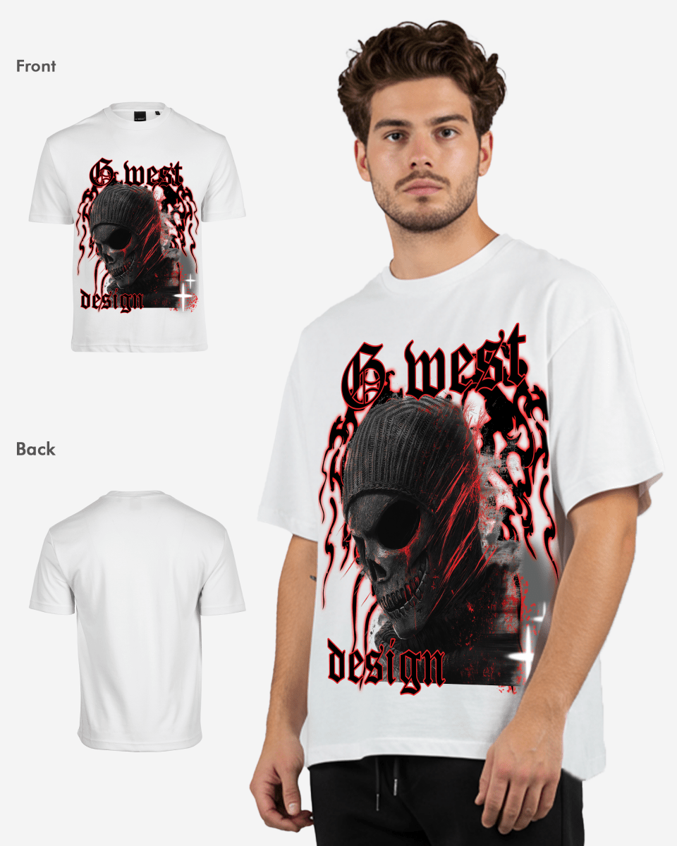 G WEST MASK 3.0 Oversized T-Shirt Mens