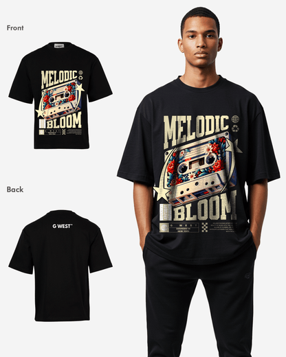 G WEST MELODIC BLOOM OVERSIZED T-Shirt Mens