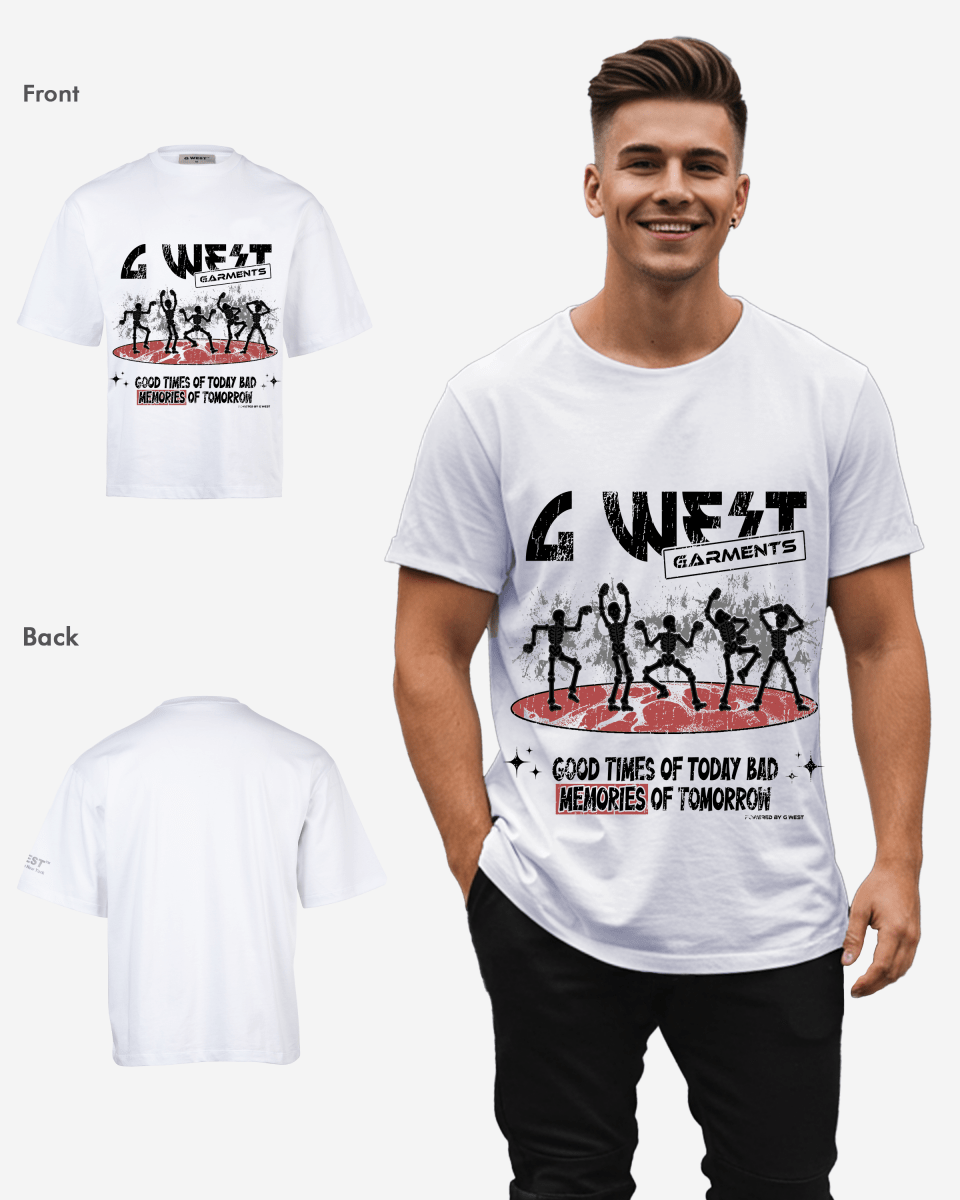 G West Memories Oversized T-Shirt Mens