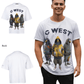 G West Mens 3 Peigion Oversized Tee