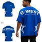 G West Mens Arch Logo Oversized Tee