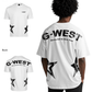 G West Mens Arch Logo Oversized Tee