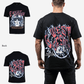 G West Mens  Chasing Dreams Premium Oversized Tee Front And Back Print