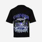 G West Mens  Galaxy Premium Oversized Tee Front And Back Print