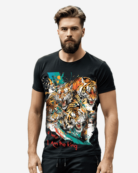 Camiseta de hombre "Soy el rey" de G West