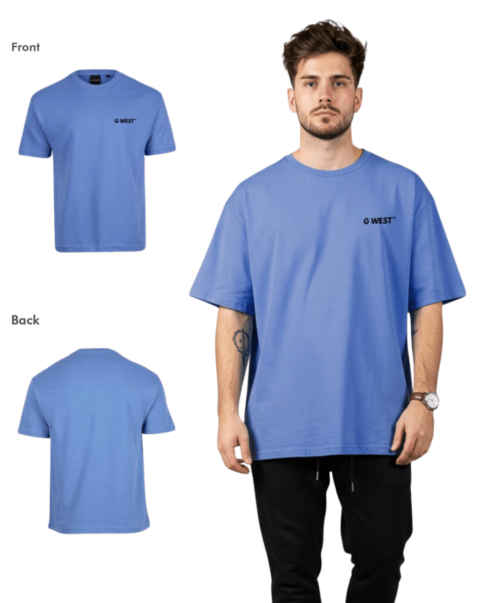 G West Mens  Logo Keep Dry Oversized Tee
