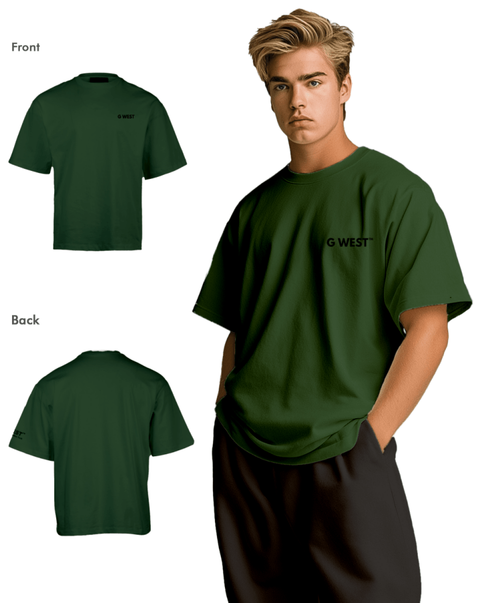 G West Mens  Logo Keep Dry Oversized Tee