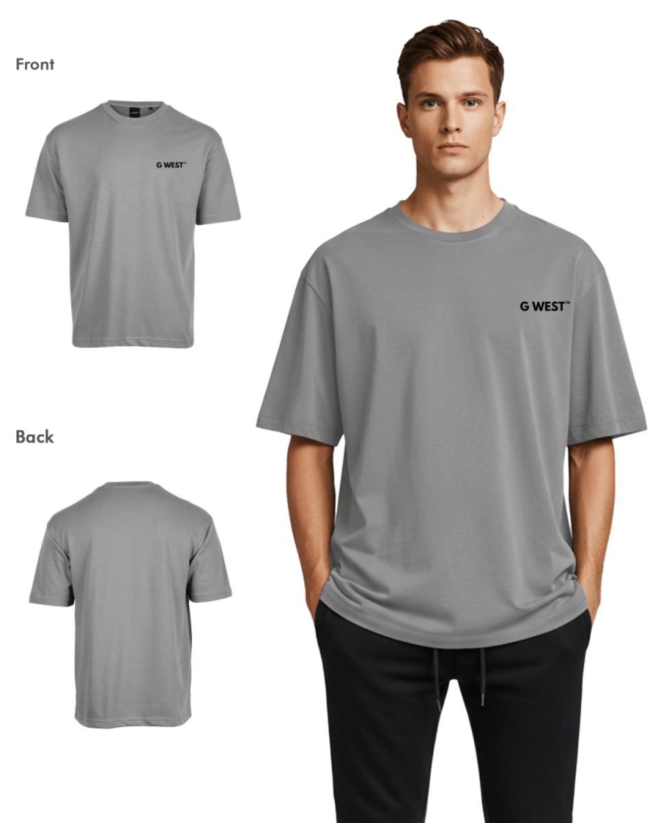 G West Mens  Logo Keep Dry Oversized Tee