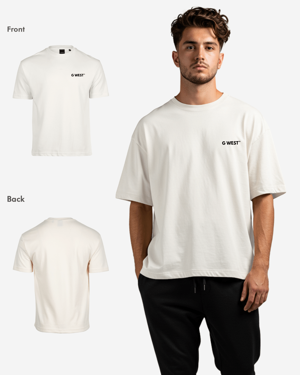 G West Mens  Logo Keep Dry Oversized Tee
