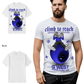 G West Mens News Paper Light Blue Tee
