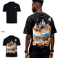G West Mens Oversized Chicago Cake Tee