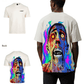 G West Mens Oversized Flaming Zombie Tee