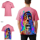 G West Mens Oversized Flaming Zombie Tee