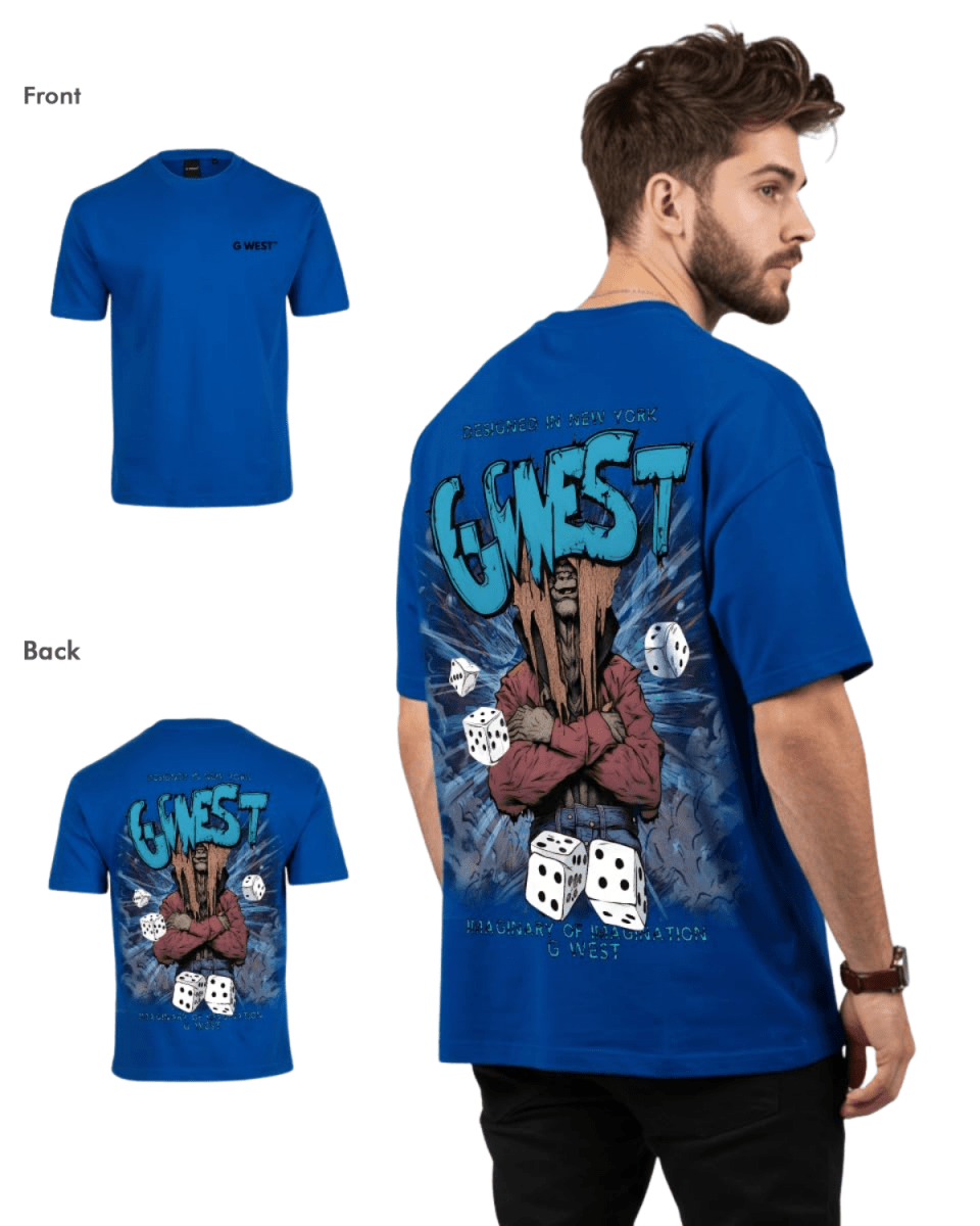 G West Mens Oversized Imagine Of Imagination Tee