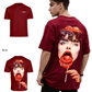 G West Mens Oversized Lollipop Mushroom Oversized Tee