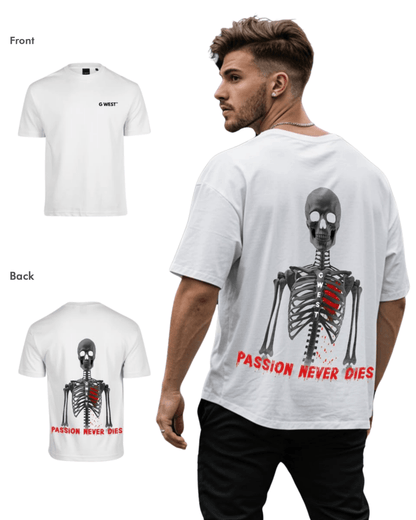 G West Mens Oversized Passion Never Dies Tee