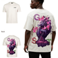 G West Mens Oversized Purple Dragon Tee