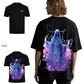 G West Mens Oversized Purple Reaper Tee