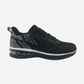 G WEST MENS SPLATTER LACE UP RUNNING SHOES