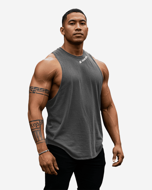 CAMISETAS DE TIRANTES PARA HOMBRE G WEST - GRIS OSCURO