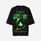 G West Womens Midnight Genius Premium Oversized Tee