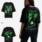 G West Womens Midnight Genius Premium Oversized Tee