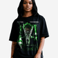 G West Womens Midnight Genius Premium Oversized Tee