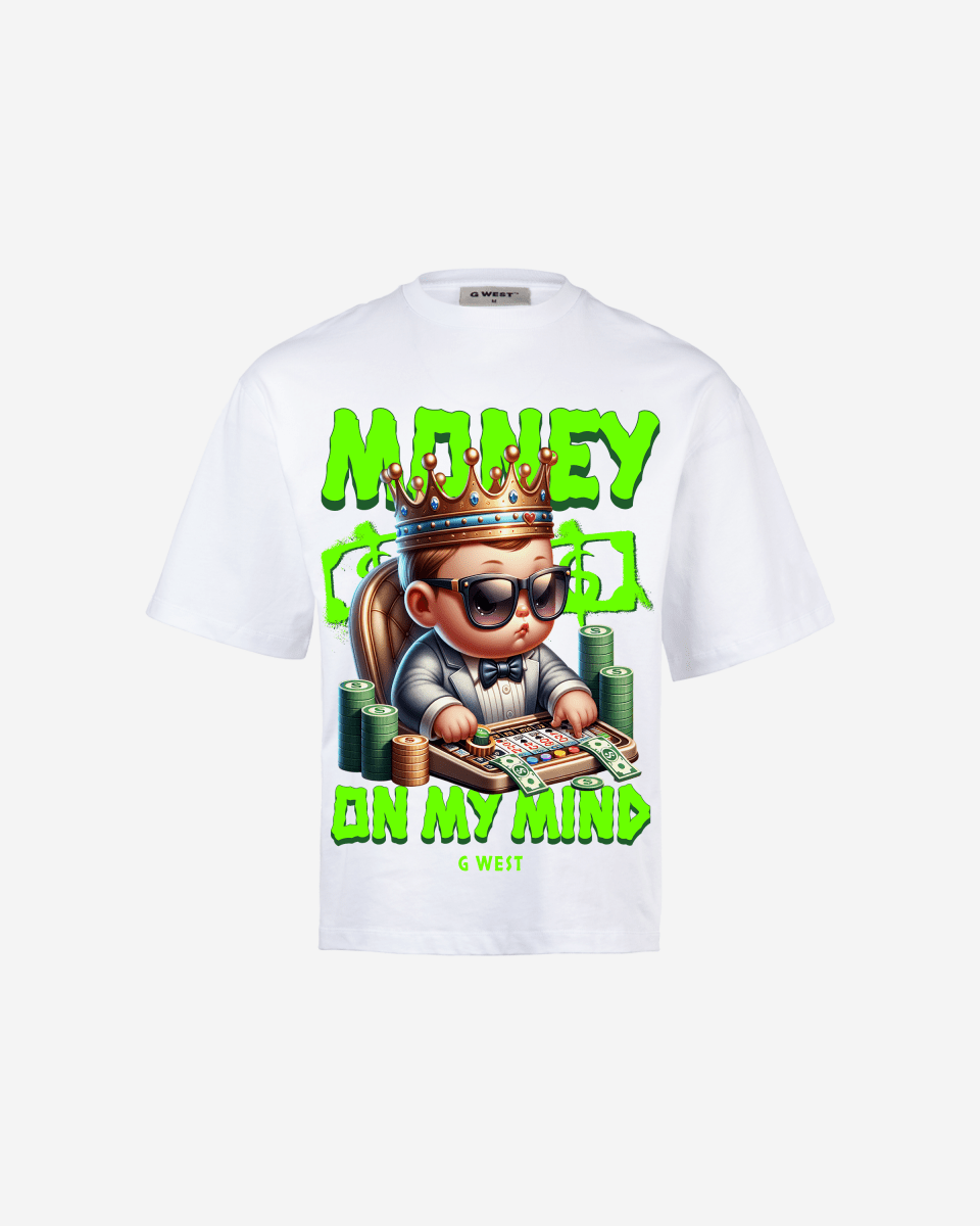 G WEST MONEY ON MY MIND OVERSIZED T-Shirt Mens