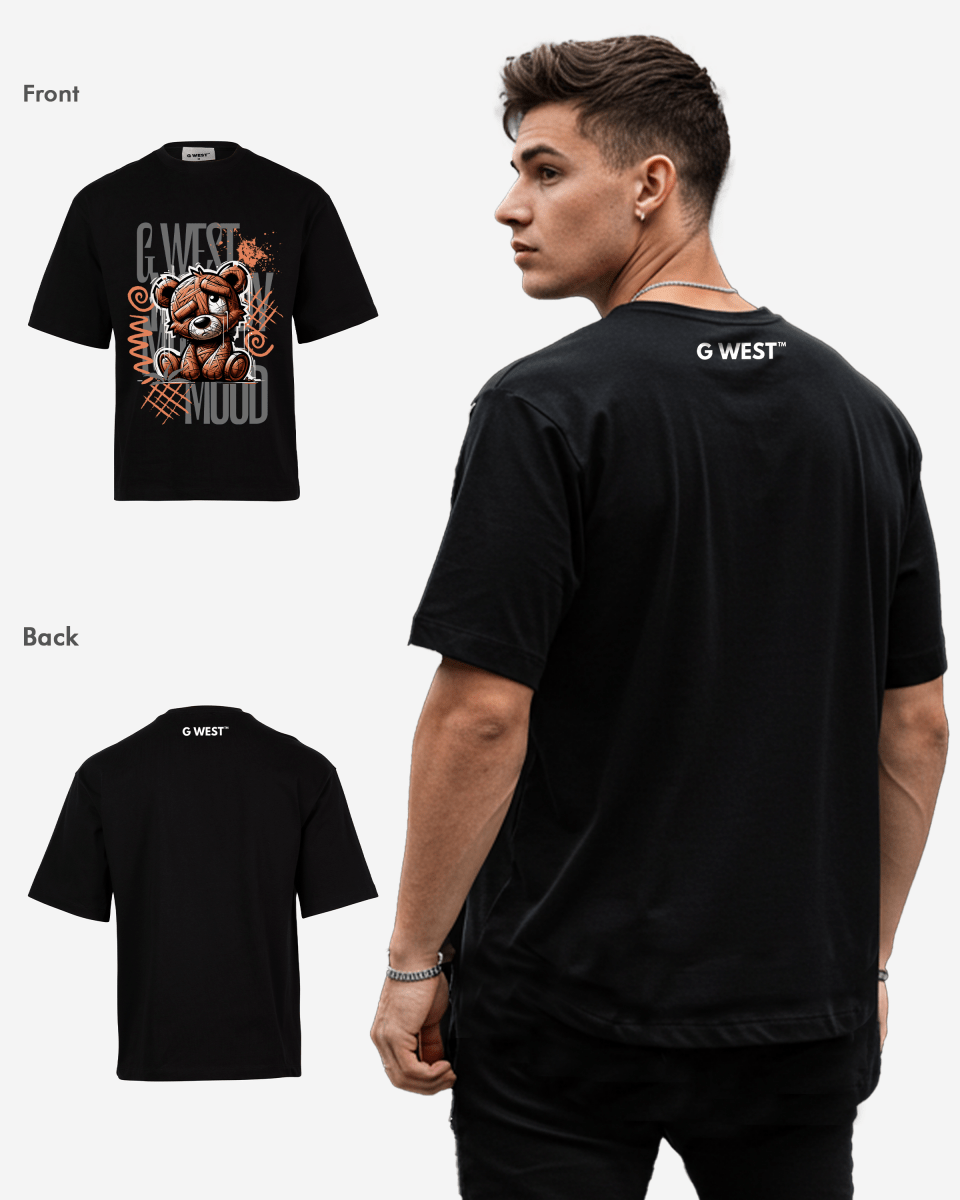 G WEST MOOODY MOOD OVERSIZED T-Shirt Mens
