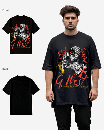 G West Mystery Unveiled T-Shirt Big and Tall Mens