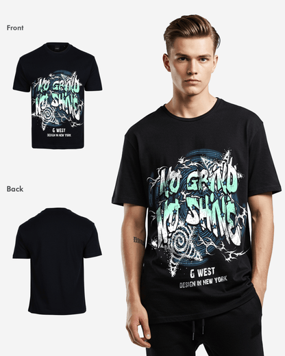 G West Mens No Grind No Shine Oversized Tee