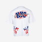 G West Nyc Blood Arch Logo T-Shirts Big and Tall
