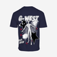 G West Mens Olympic Dazzling Dynamo Life Style Oversized Tee